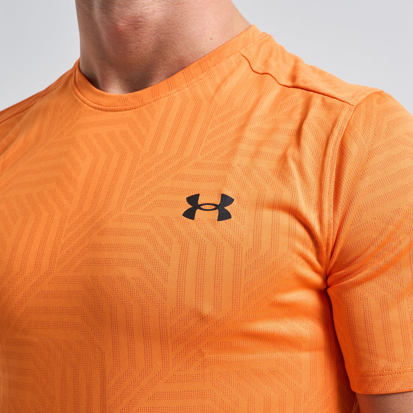 Under Armour Geotessa Set - Tee & Shorts - Orange / Black