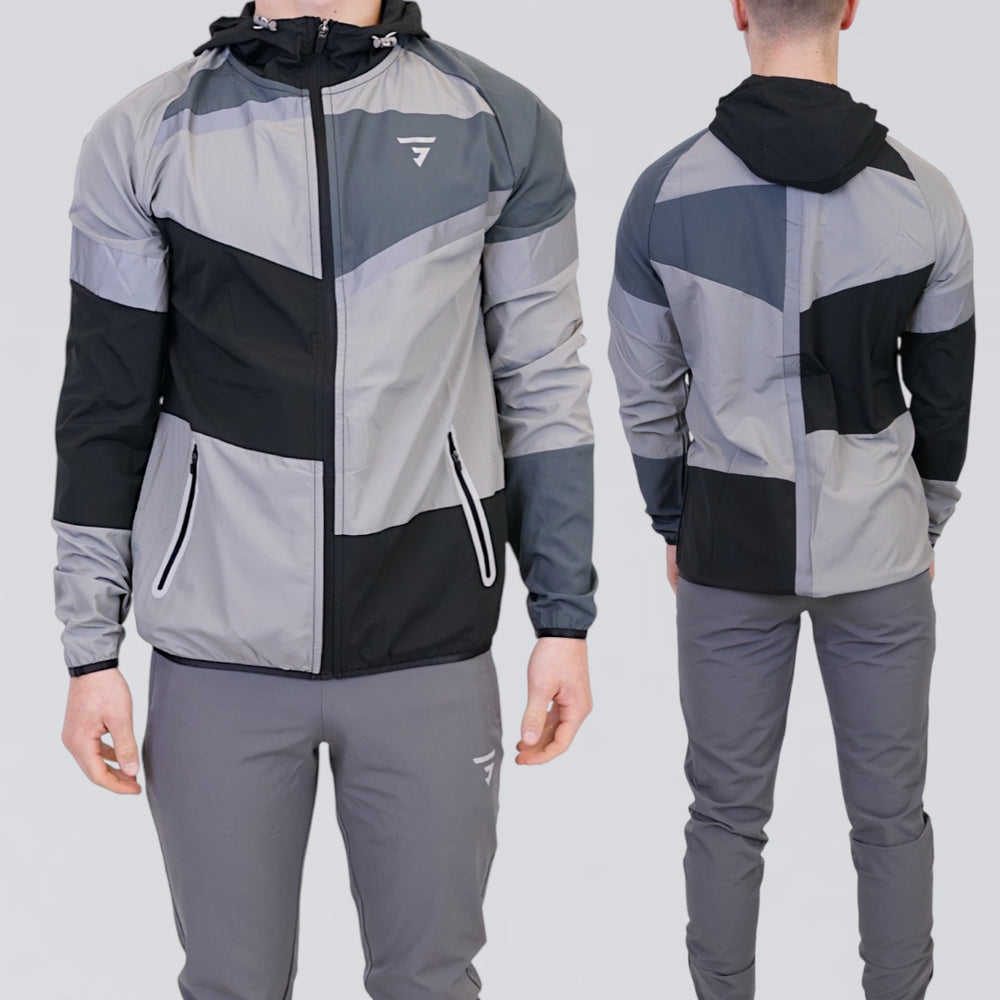 GRIID Panel Set - Windrunner & Bottoms -  Grey / Grey