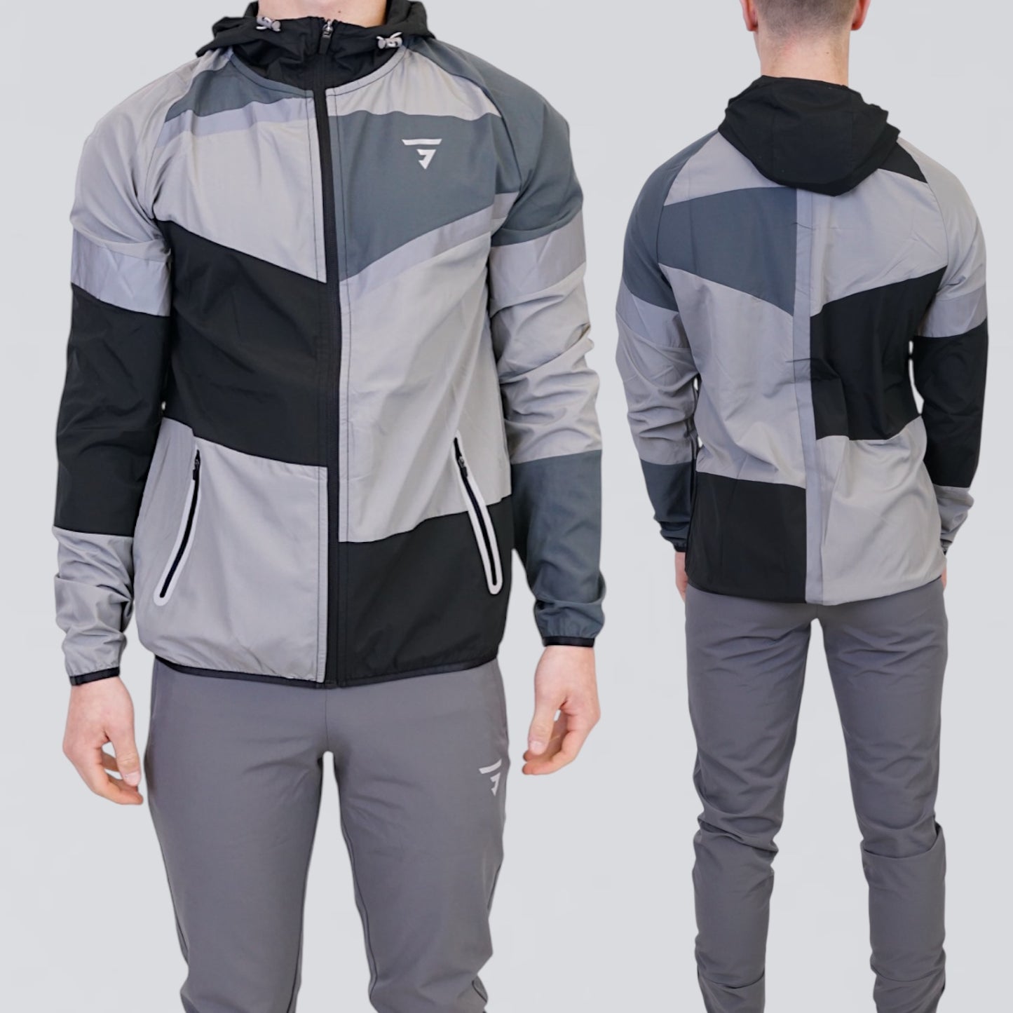 GRIID Panel Set - Windrunner & Bottoms -  Grey / Grey