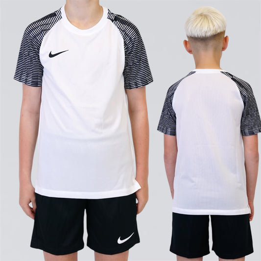 Nike Dri Fit Academy Set - White / Black (Junior)