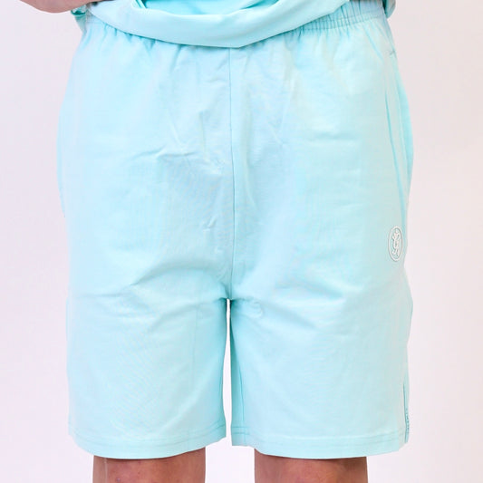 Gym King Pro Logo Shorts - Mint  (Junior)