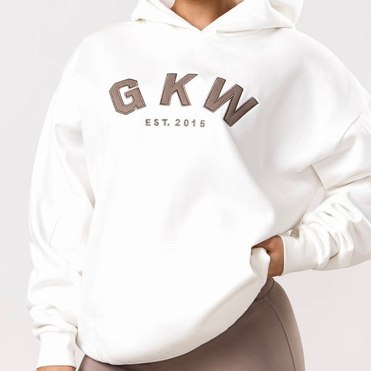 Gym King Oversized Hoodie - Cream