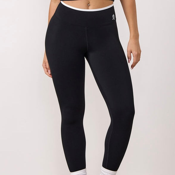 Gym King 365 Contrast Legging - Black