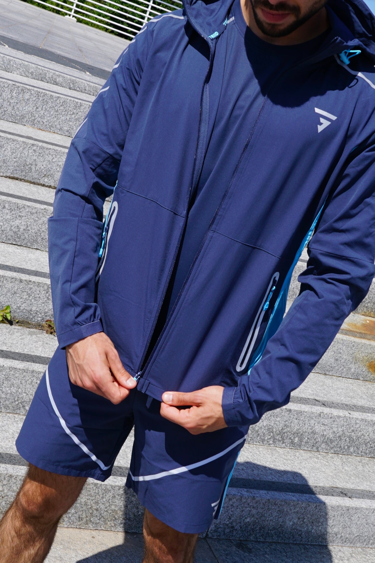 GRIID Reflect 3 Piece Set - Navy / Blue
