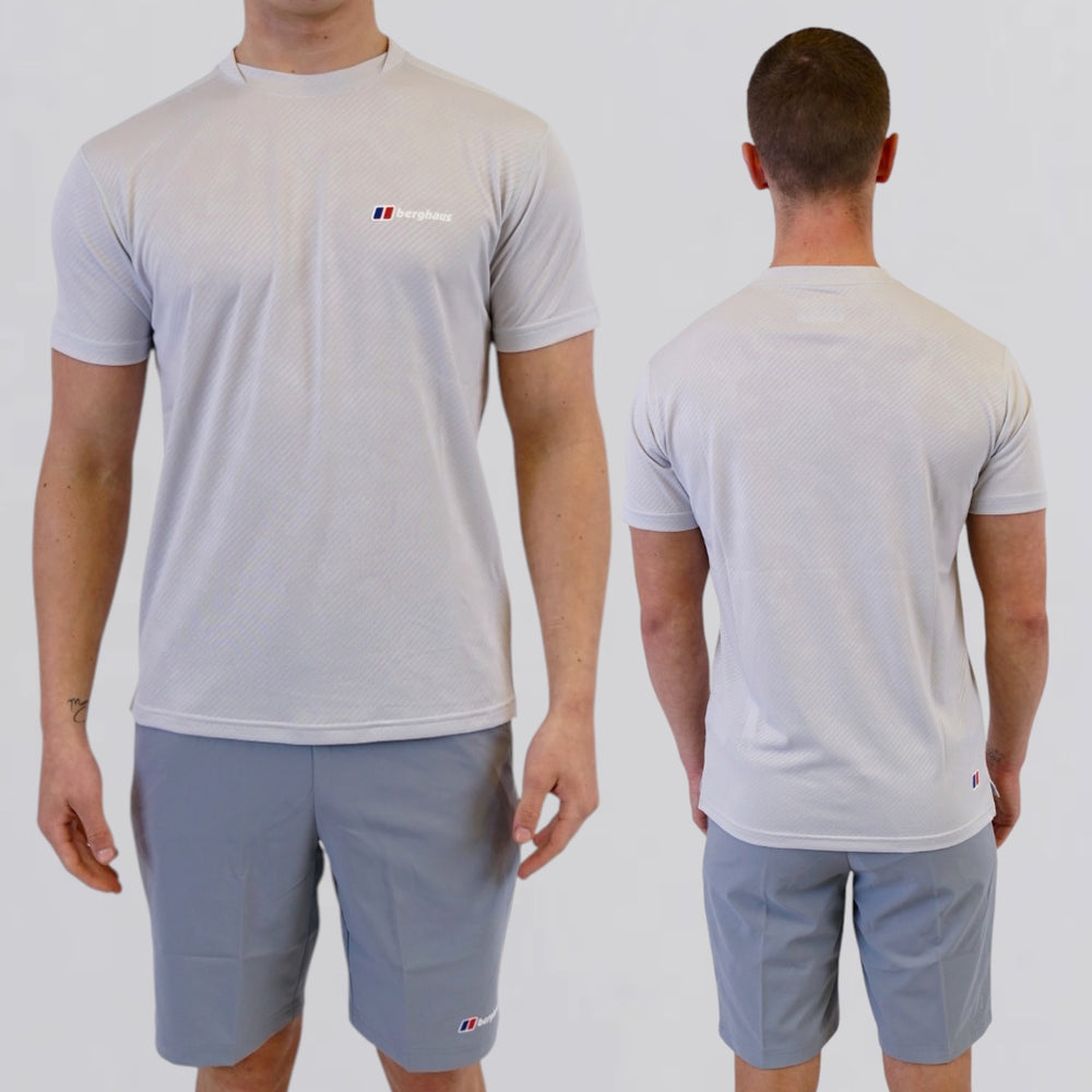 Berghaus Dawdon Tech Set - Tee & Shorts - Grey