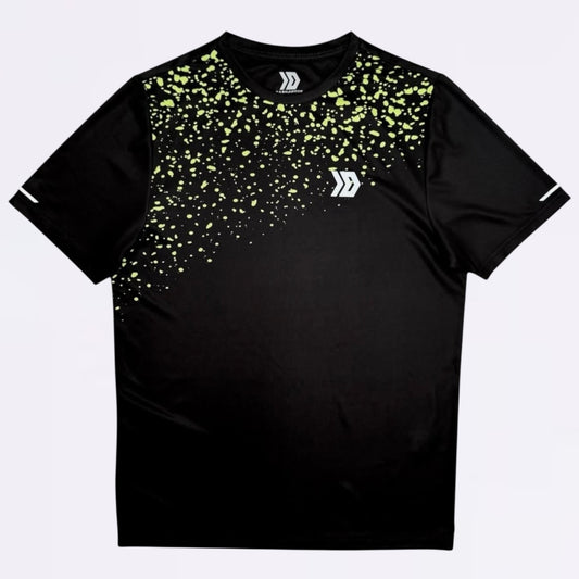 DASH Splatter Tee - Black / Neon (Junior)