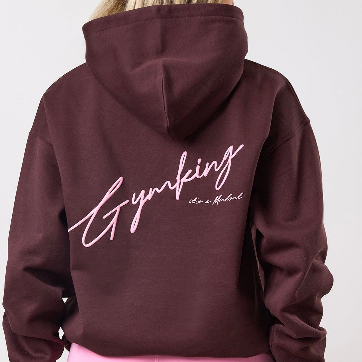 Gym King Script Mindset Set - Hoodie & Leggings - Espresso