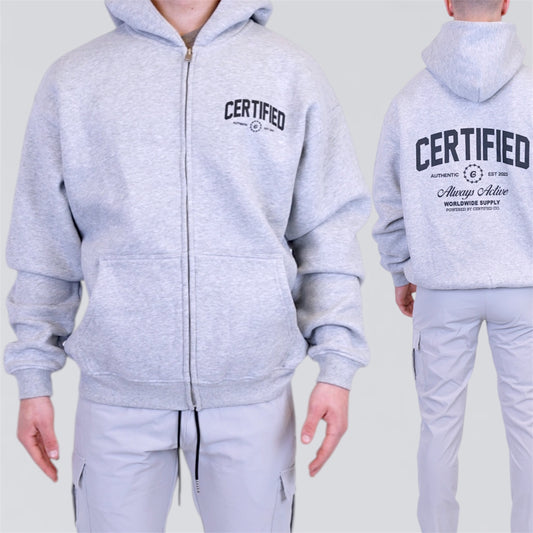 Certified Zipper Set - Grey