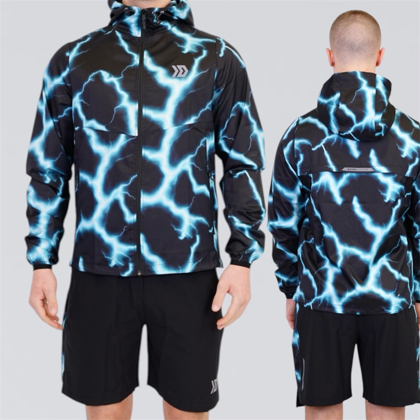 DASH Lightning Windrunner Set - Black / Blue