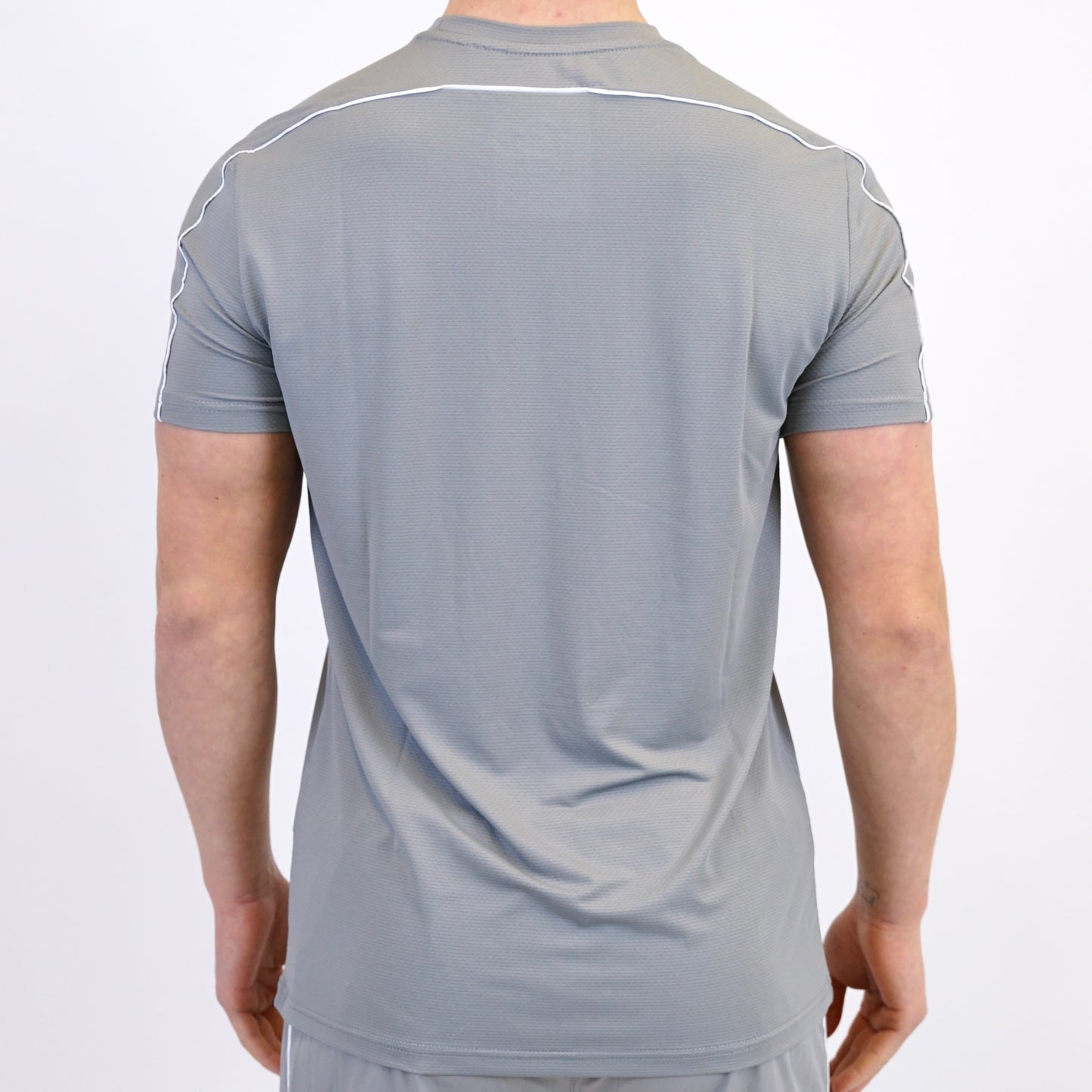 Gym King Core Piped Tee - Grey