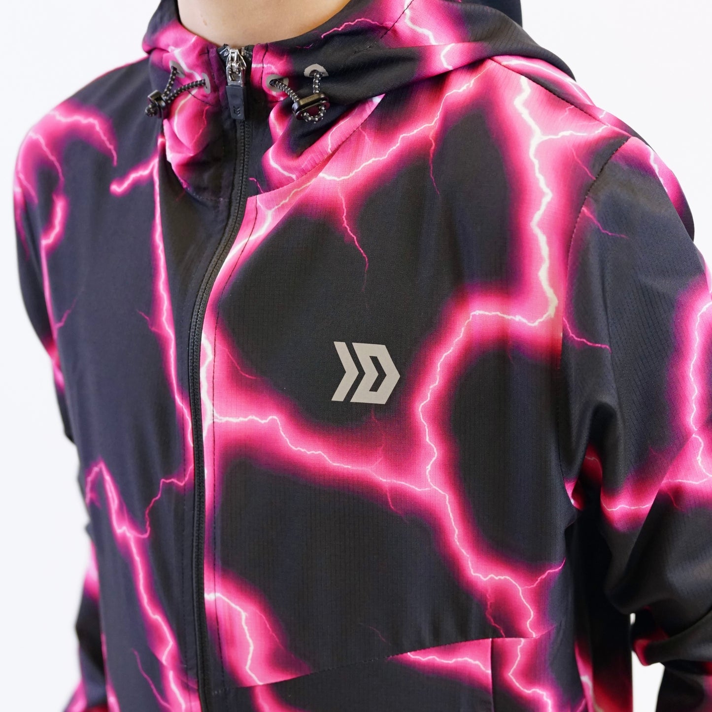DASH Lightning Windrunner Set - Black / Pink (Junior)