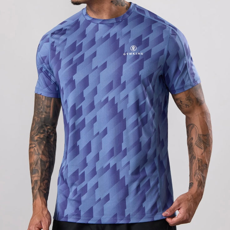 Gym King Power Tee - Blue Jean