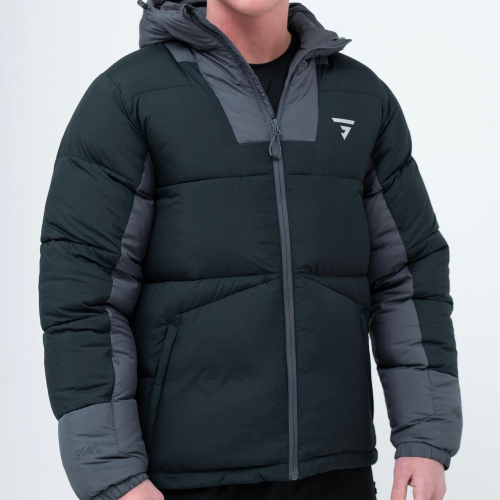 GRIID Mera Puffer Jacket Black (Black Toggle)
