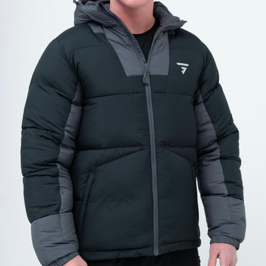GRIID Mera Puffer Jacket Black (Black Toggle)