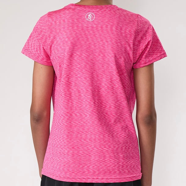 Gym King Space Dye Tee - Pink (Junior)