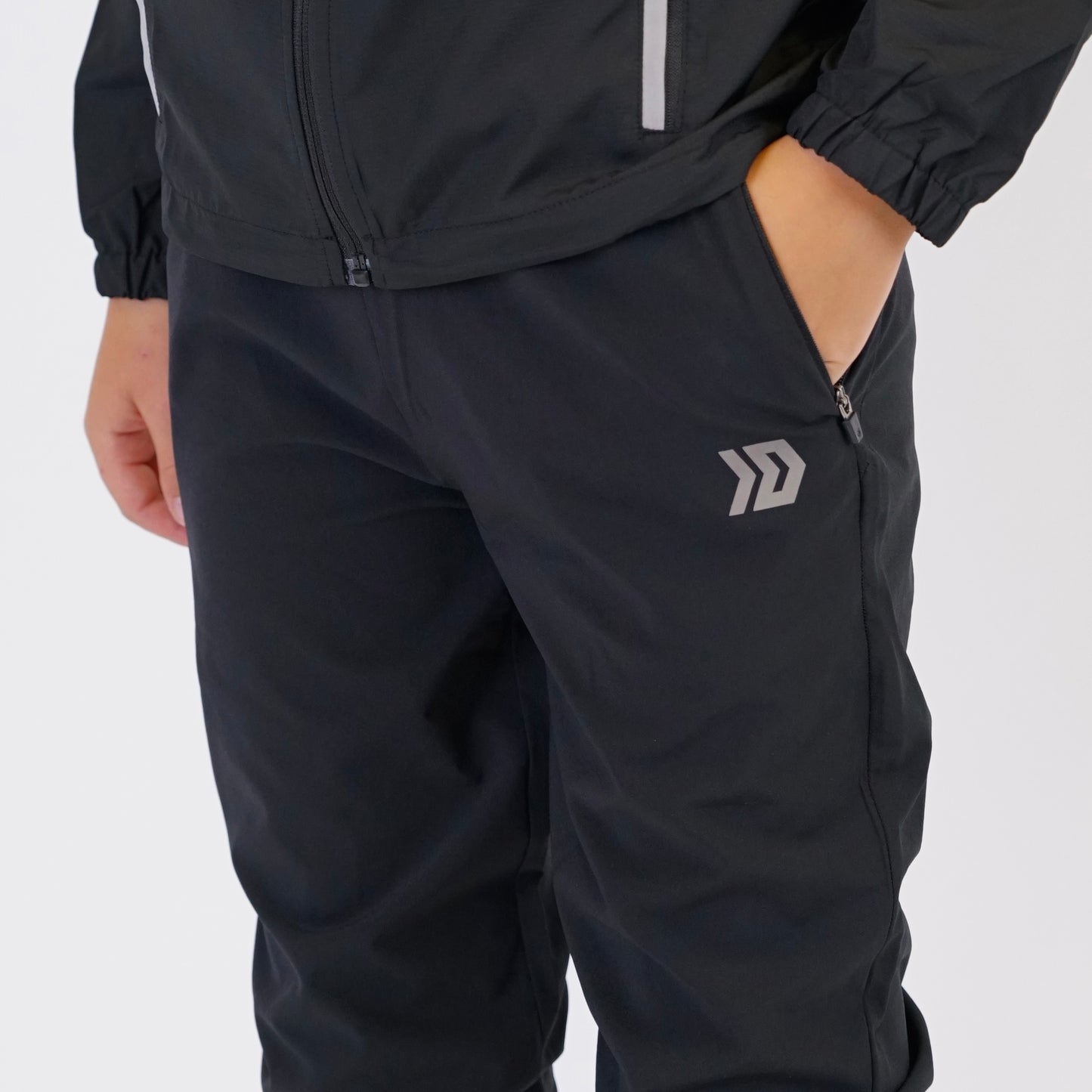 DASH Hyperweb Windrunner & Bottoms Set - Black / Neon (Junior)