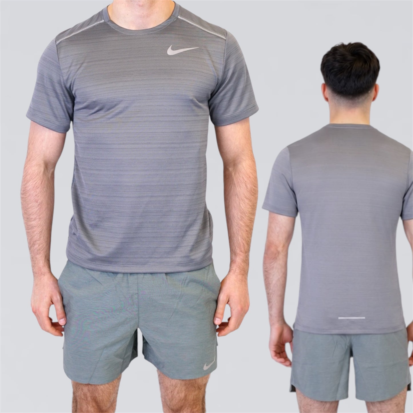 Nike Miler Set - Stone Grey / Grey