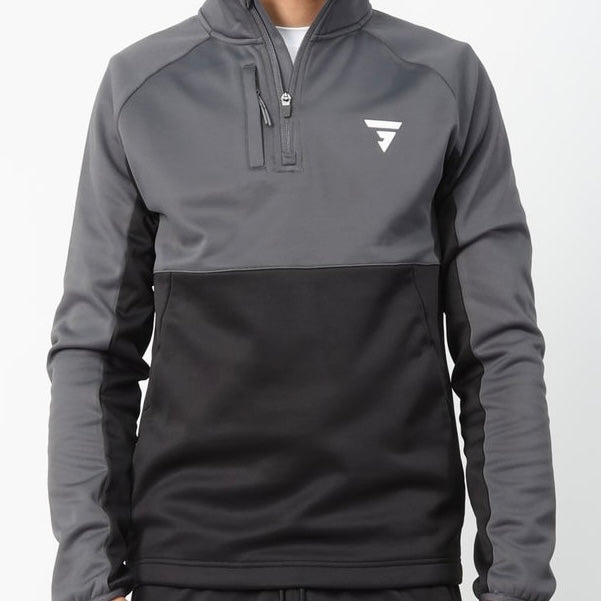 GRIID 2.0 Cushy Half Zip - Black / Grey