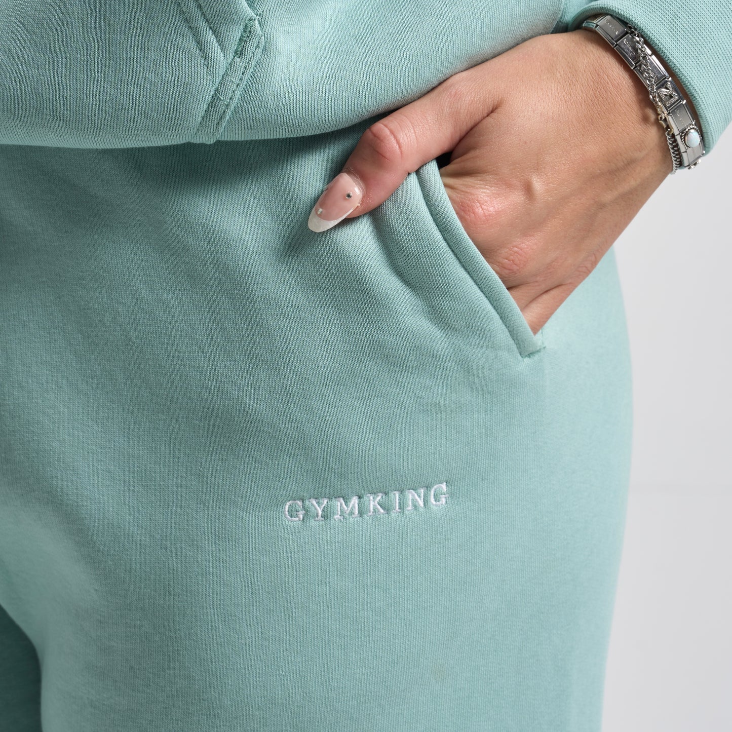Gym King 365 Hoodie & Joggers Set - Green Mist