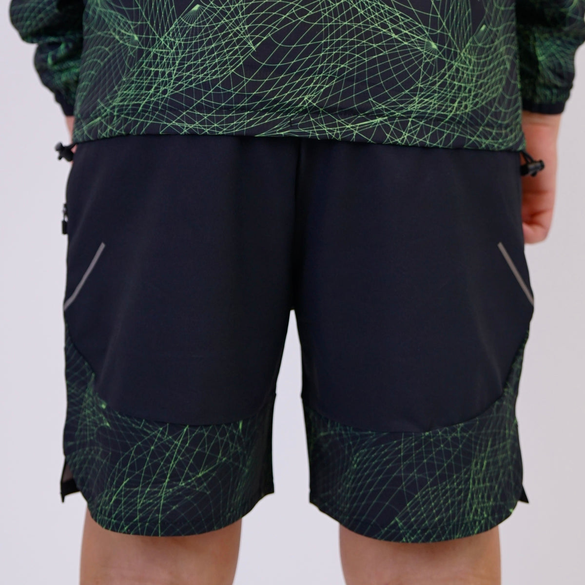 DASH Hyperweb Shorts - Black / Neon (Junior)