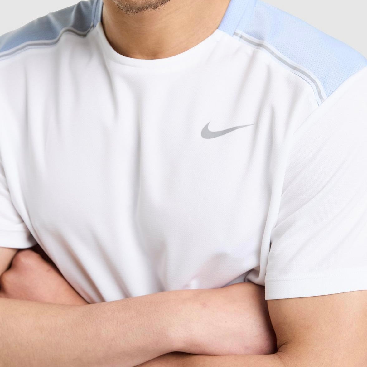 Nike Miler Tee White Cobalt