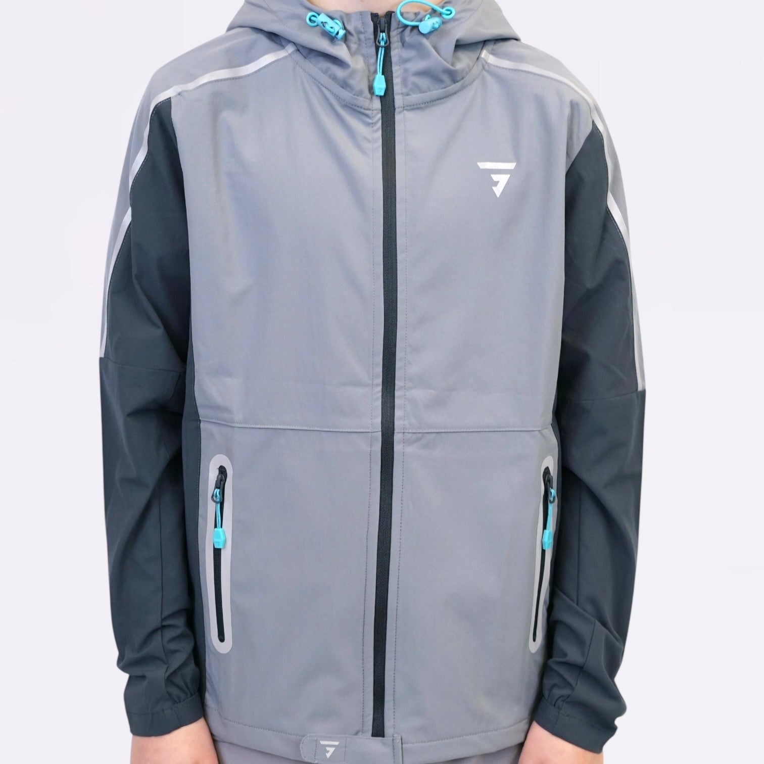 GRIID Reflect Set - Light Grey/Aqua (Junior)