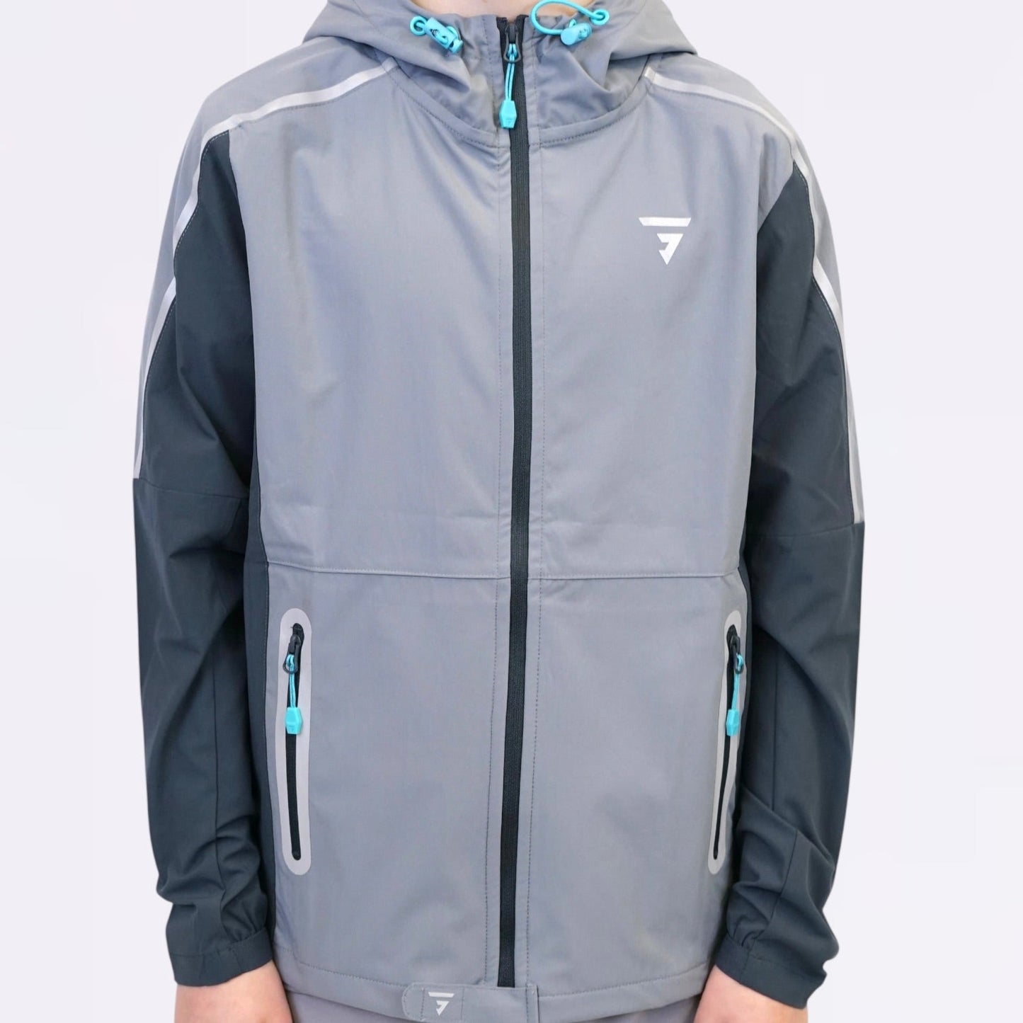 GRIID Reflect Set - Light Grey/Aqua (Junior)