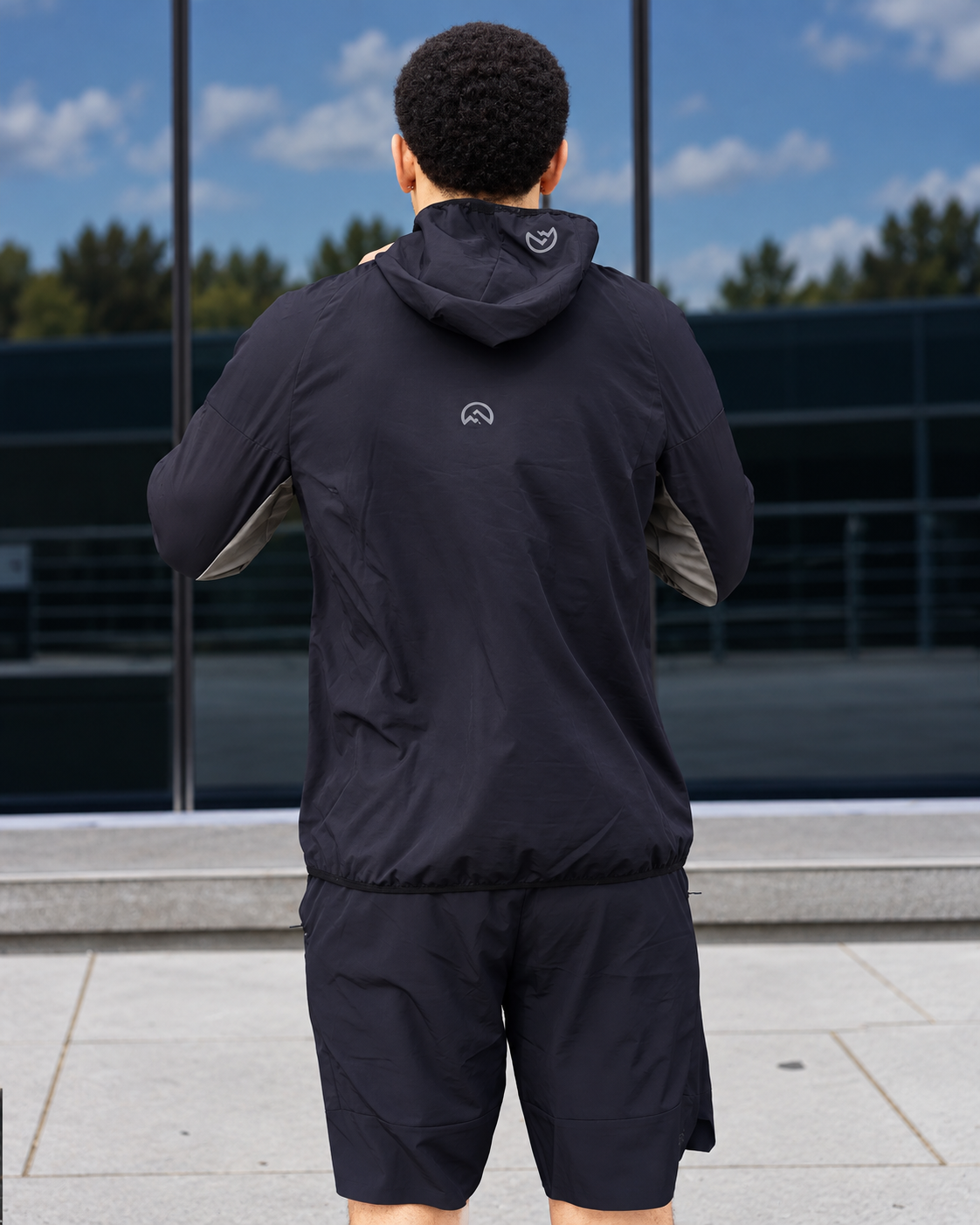 Flux Gradient 3 Piece Shorts Set - Black