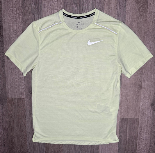 Nike Miler & Flex Stride Set - Tee & Shorts - Barely Volt / Grey