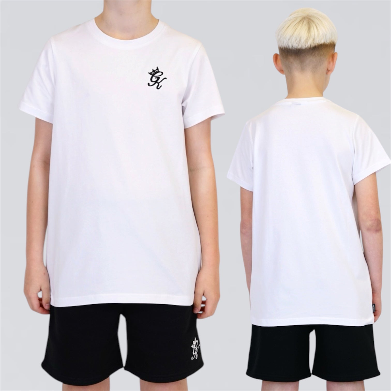 GymKing Fundamental Set - White / Black  (Junior)