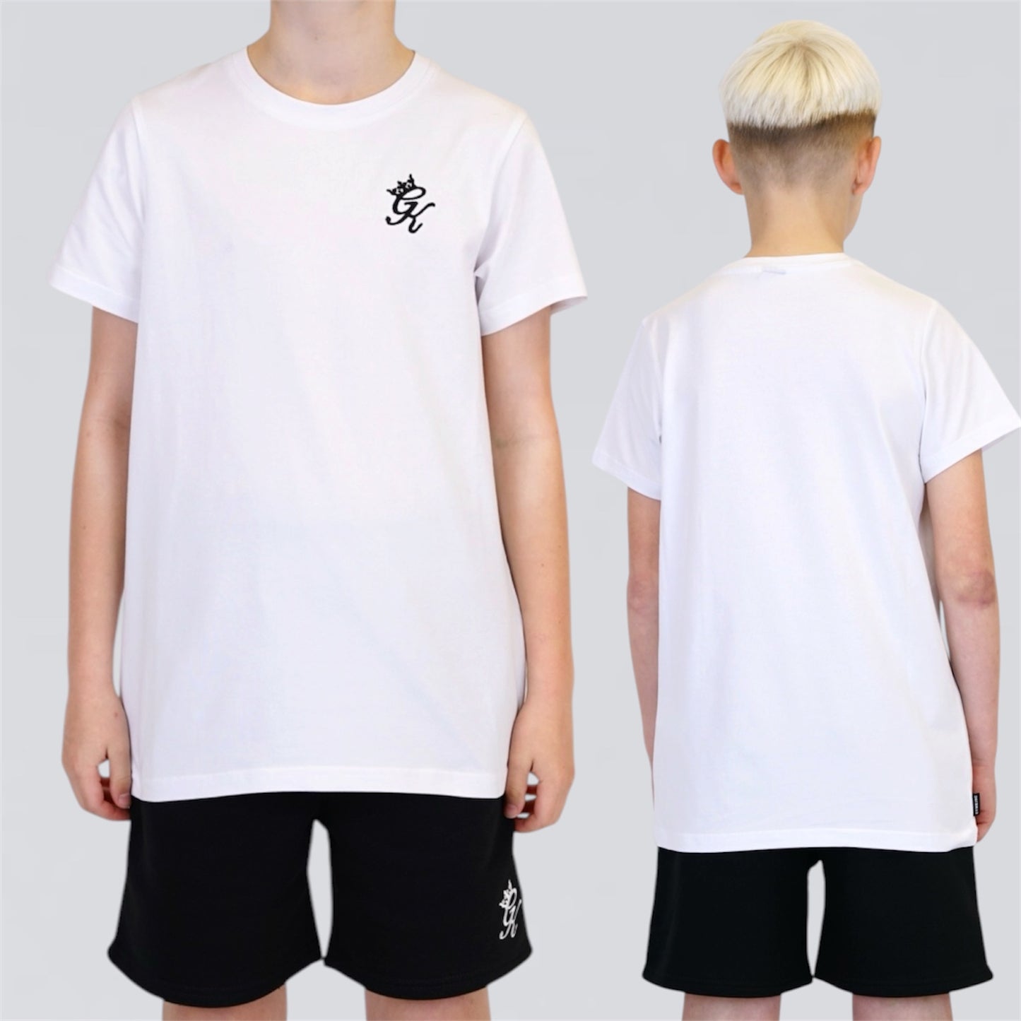 GymKing Fundamental Set - White / Black  (Junior)