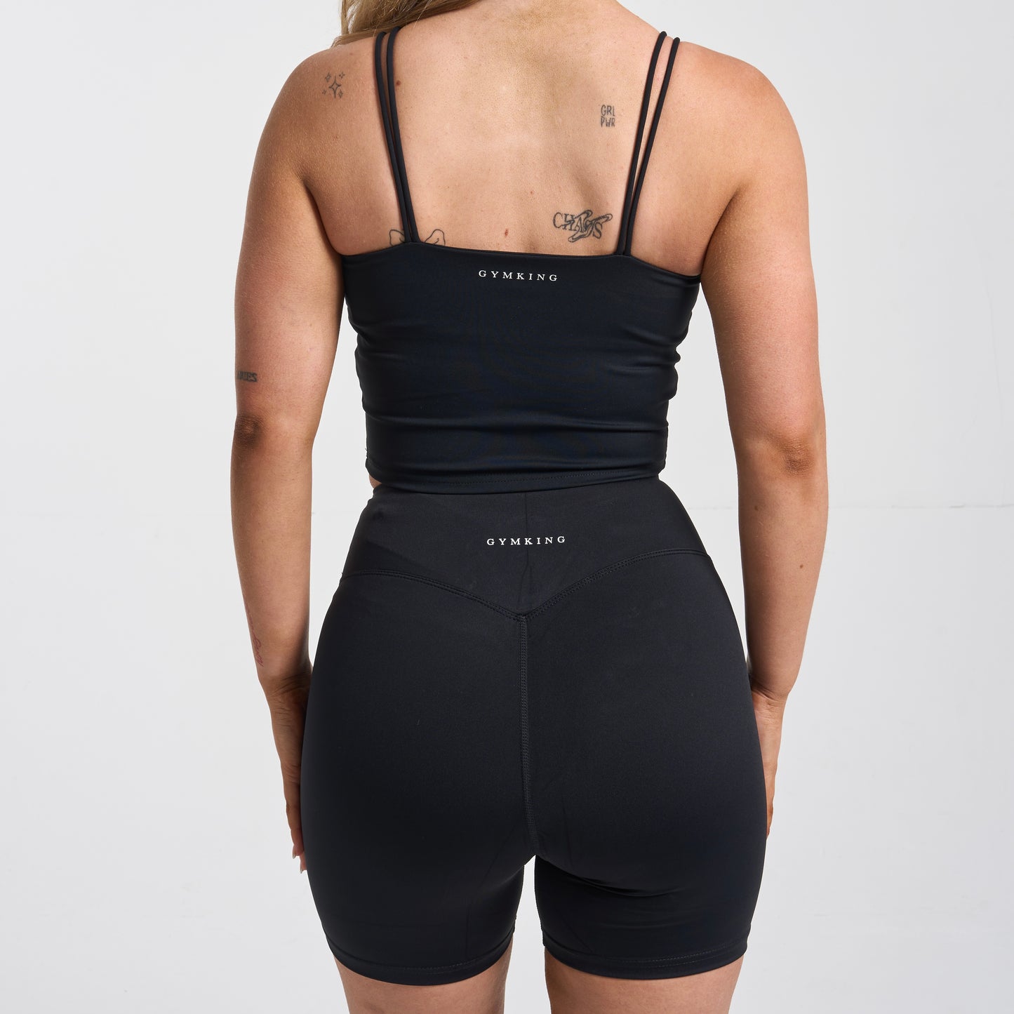 Gym King 365 Long Line Tank - Black