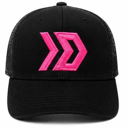 DASH Logo Cap - Black / Hyper Pink