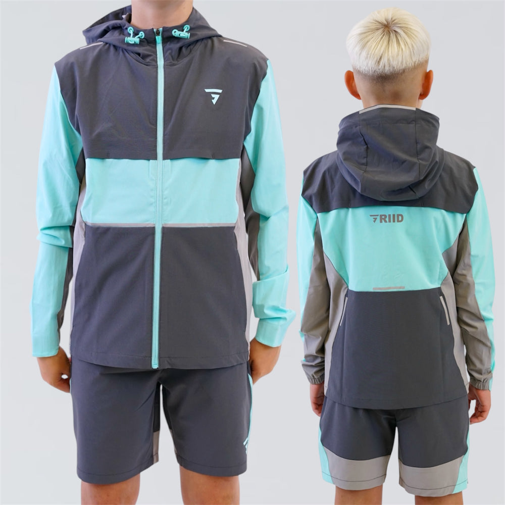 GRIID Evo Set Jacket & Shorts - Mint (Junior)