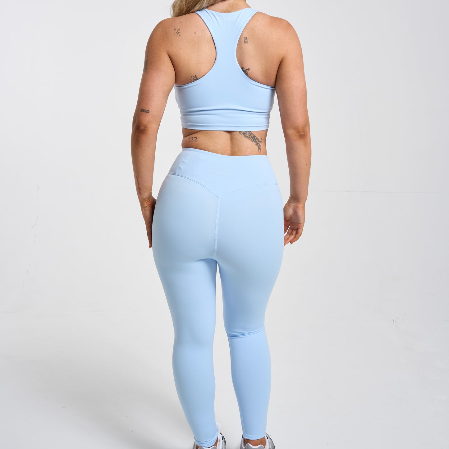 Gym King 365 Bra & Leggings Set - Hydrangea Blue