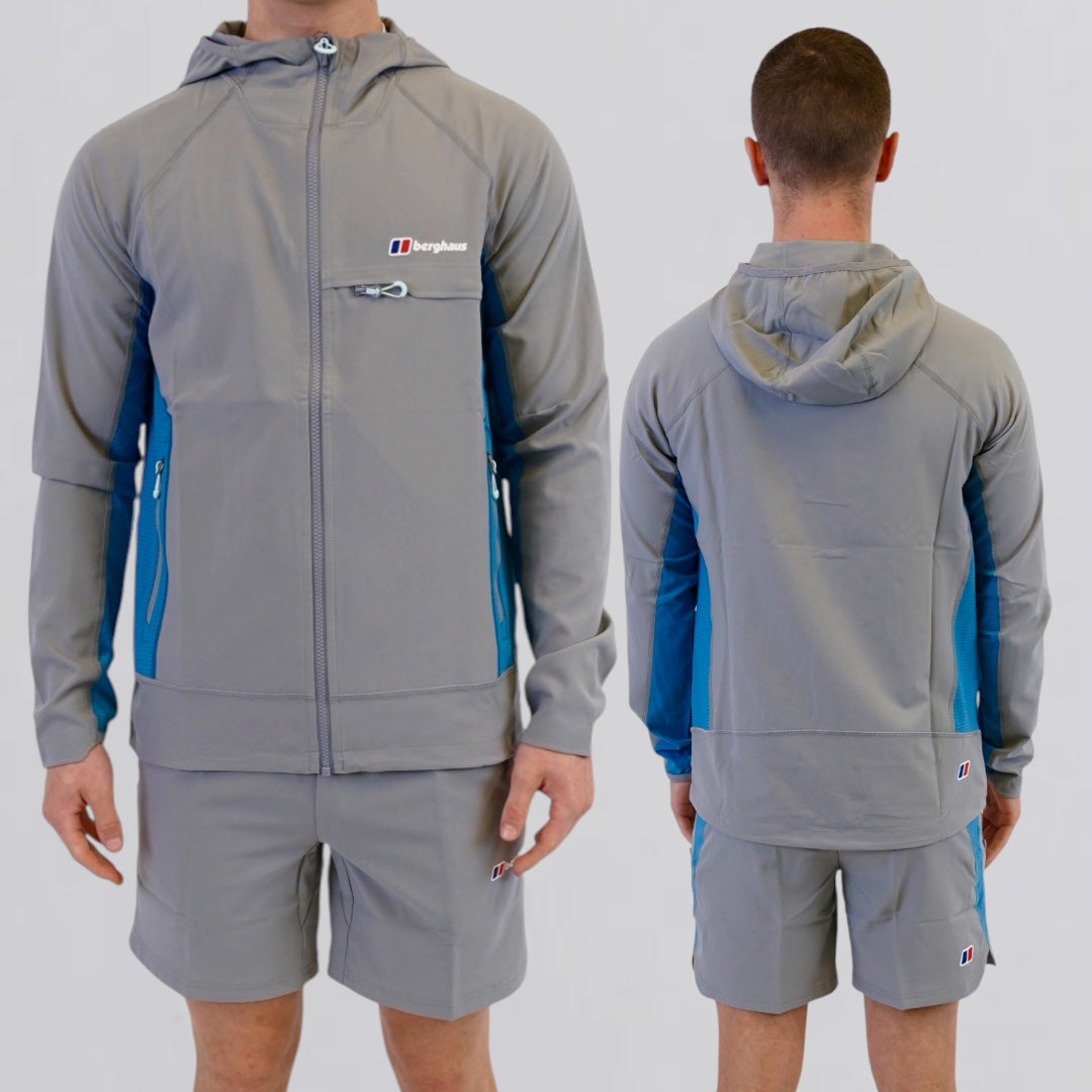 Berghaus Wavertree Set - Jacket & Shorts - Dark Grey / Blue