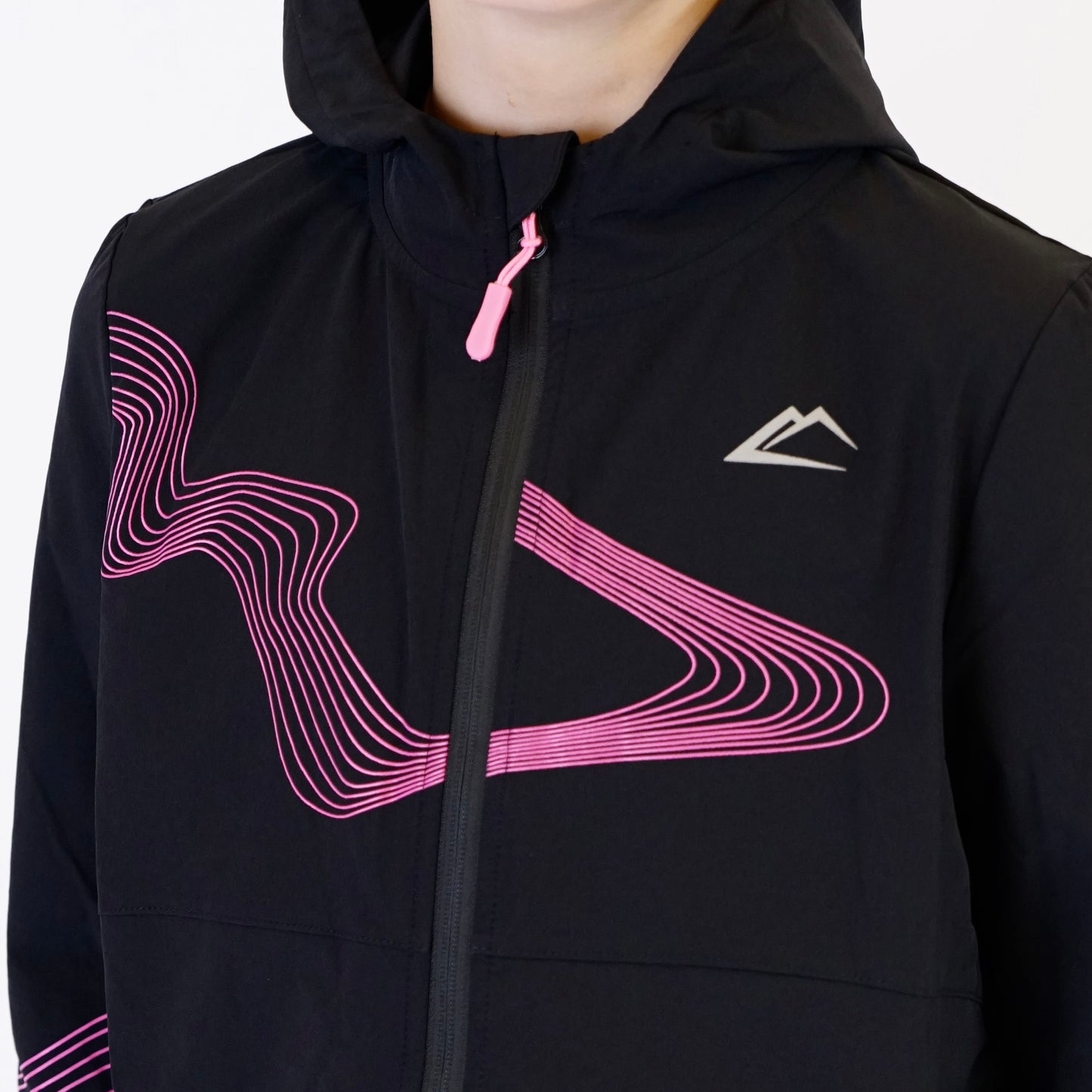 ActiveLine Wave Jacket - Black / Pink (Junior)
