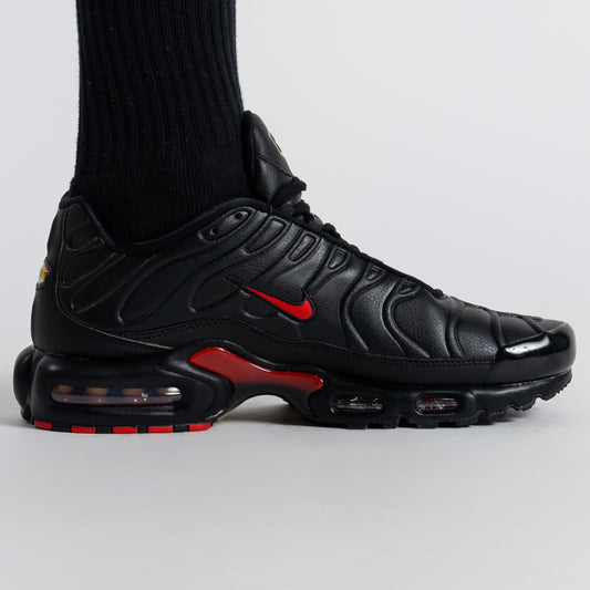 Nike Air Max Plus Black Red Leather