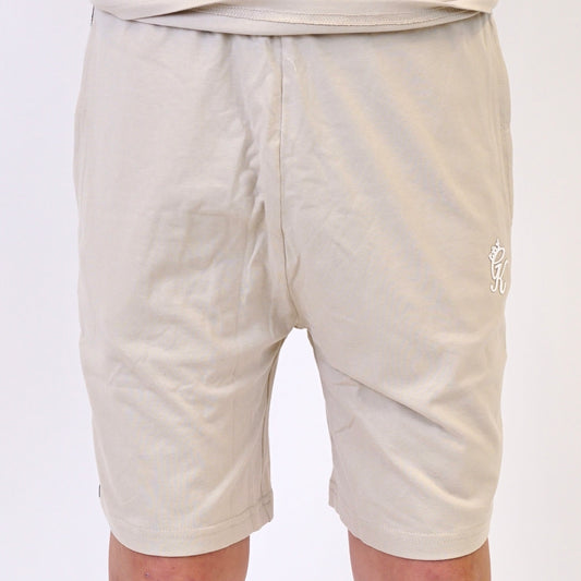 Gym King Taped Shorts - Beige  (Junior)