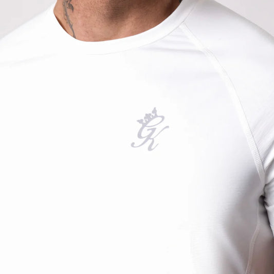 GymKing Energy Texture Tee - White
