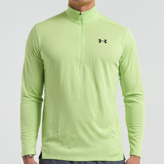 Under Armour Geotessa Half Zip - Morph Green