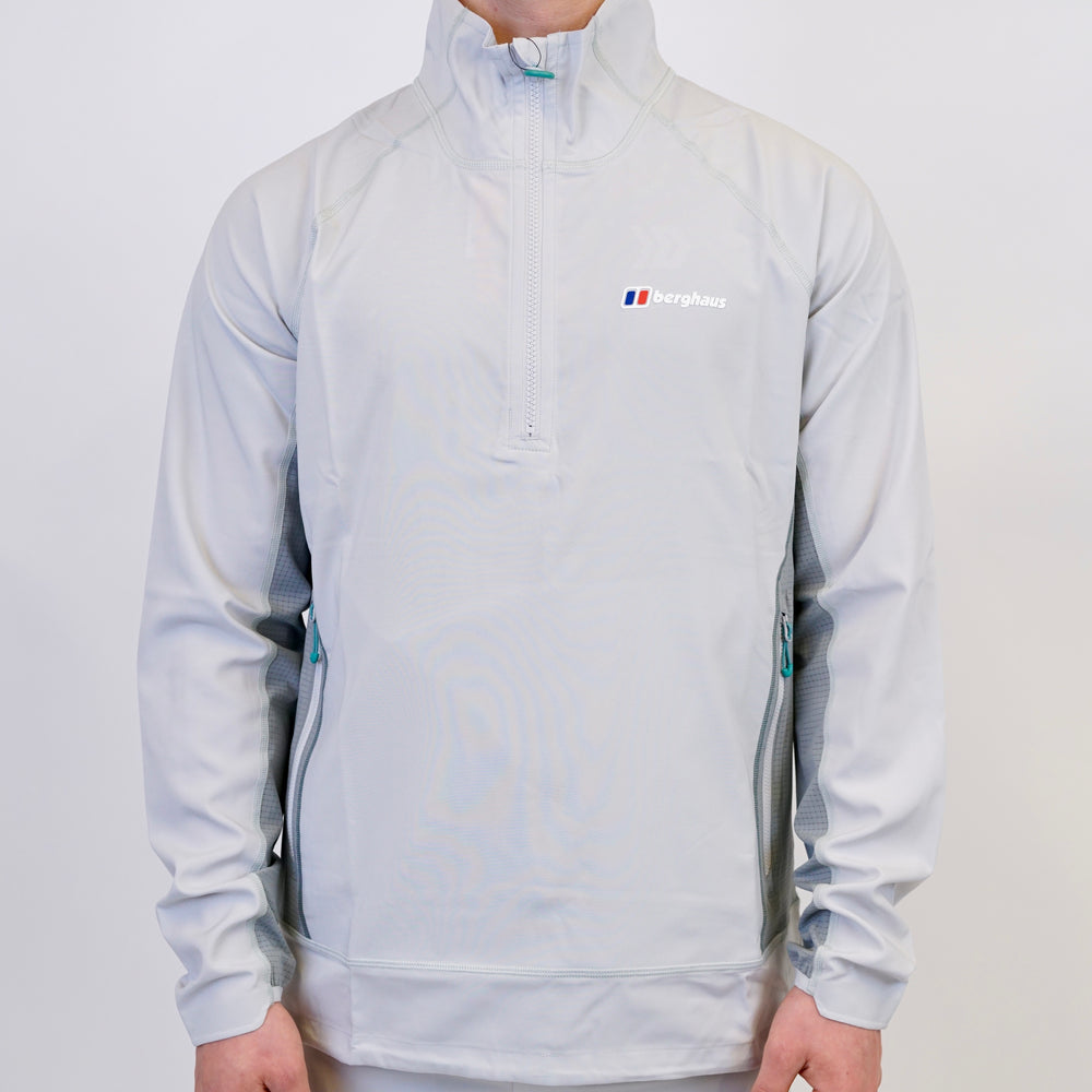 Berghaus Wavertree Half Zip - Grey / Teal
