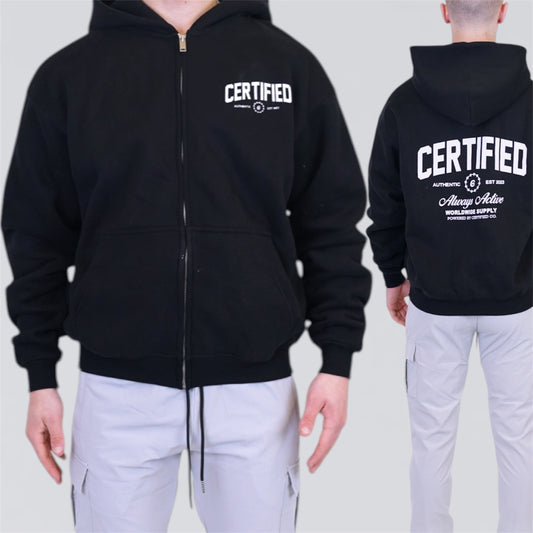 Certified Zipper Set - Black / Grey