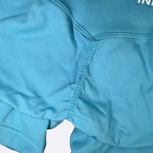 INFORM Sculpt Seamless Scrunch Gym Shorts  - Ocean Blue (Damaged)