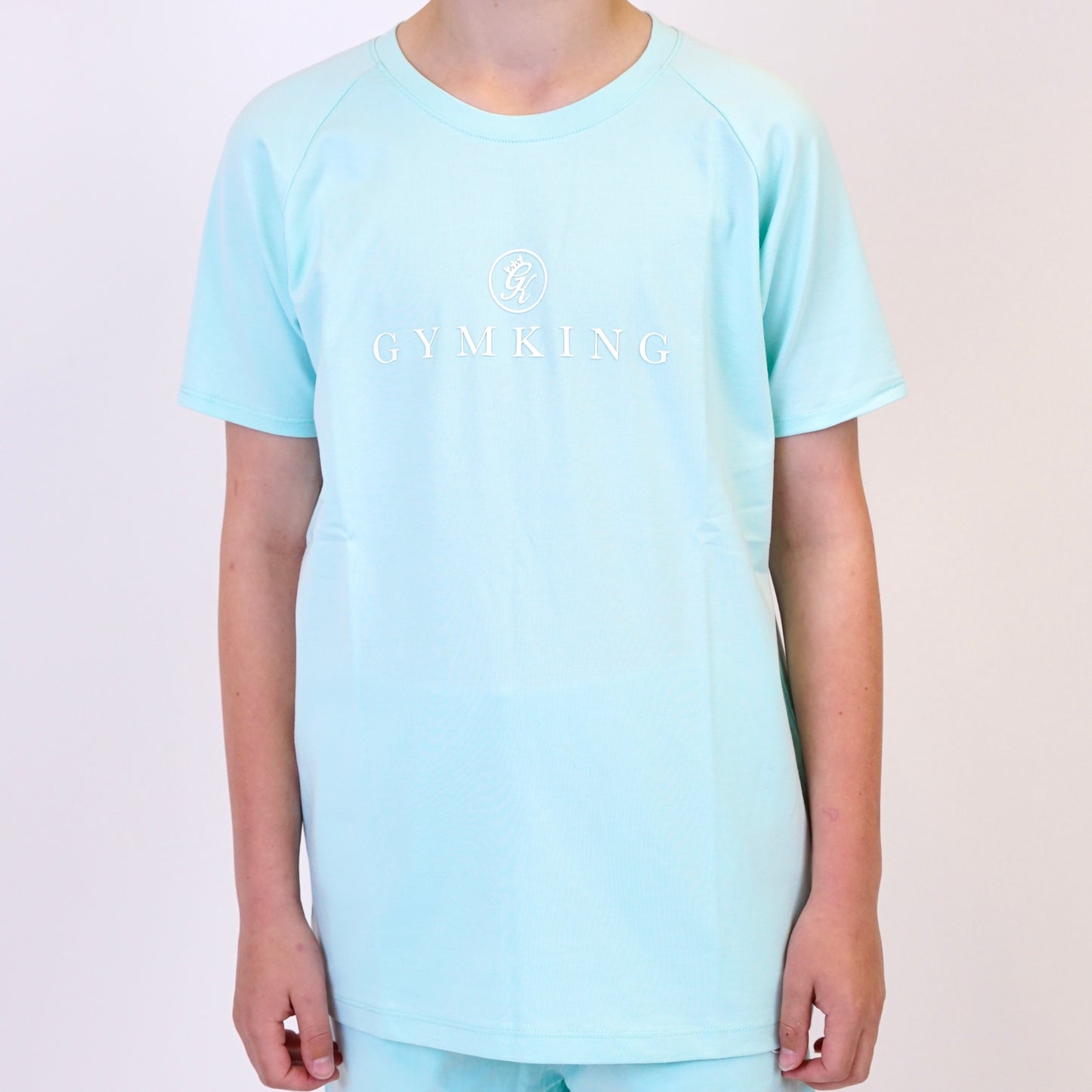Gym King Pro Logo Tee - Mint (Junior)