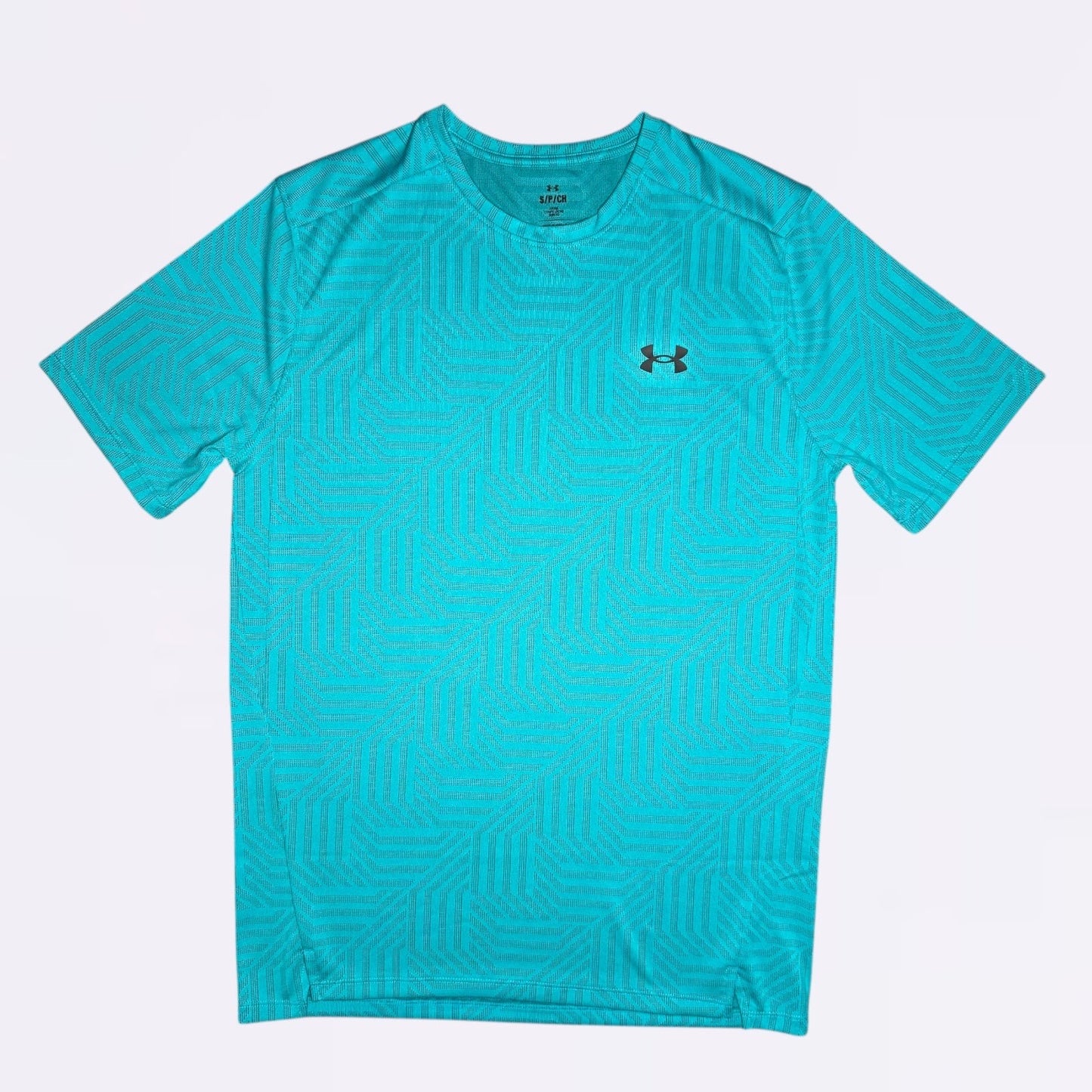Caribbean blur Under Armour Vent Geotessa Tee - Caribbean Blue
