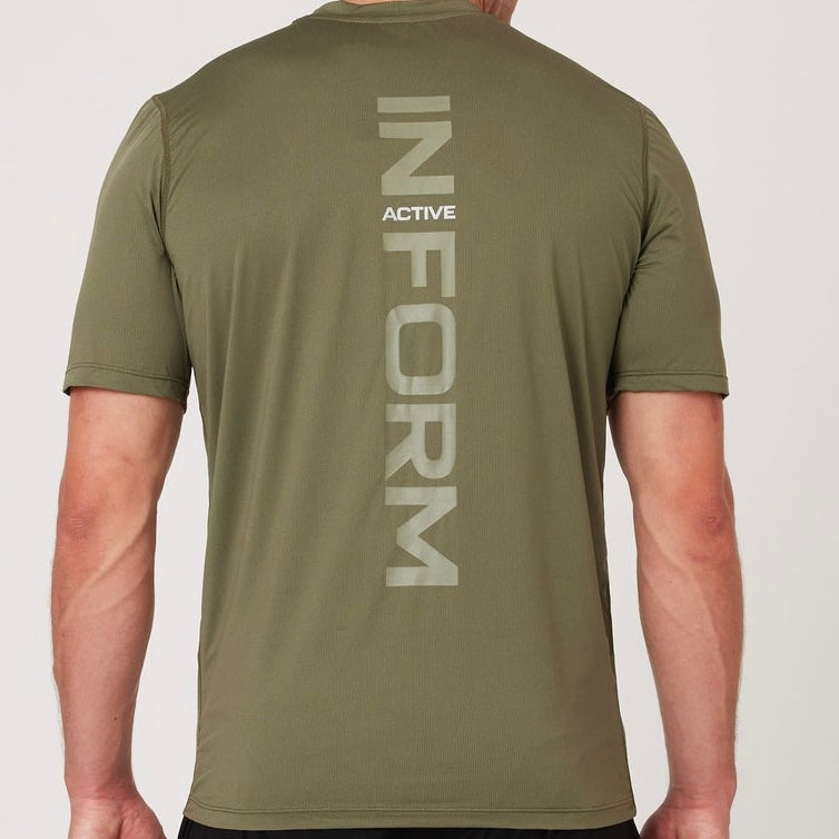 INFORM Rflct Tee - Khaki