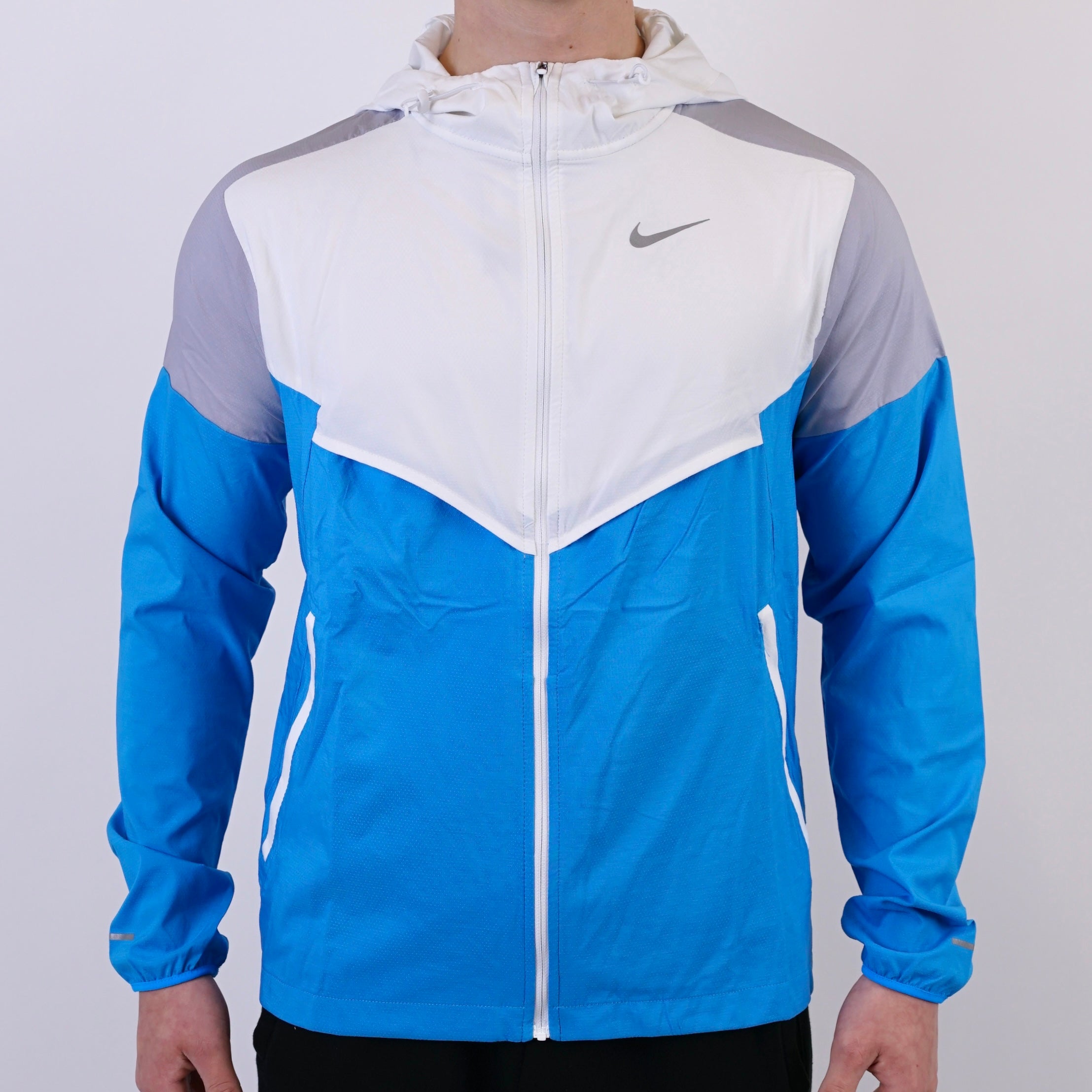 Nike Windrunner - White / Deep Blue