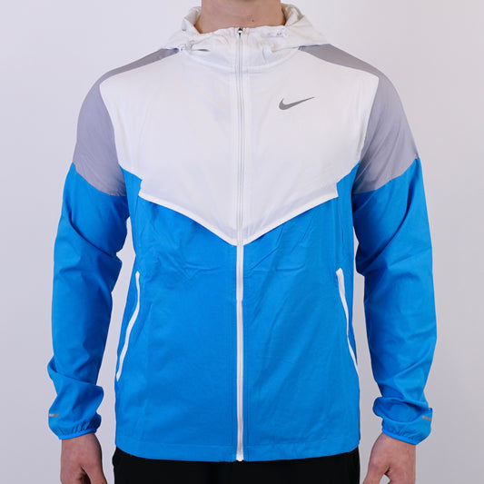 Nike Windrunner - White / Deep Blue
