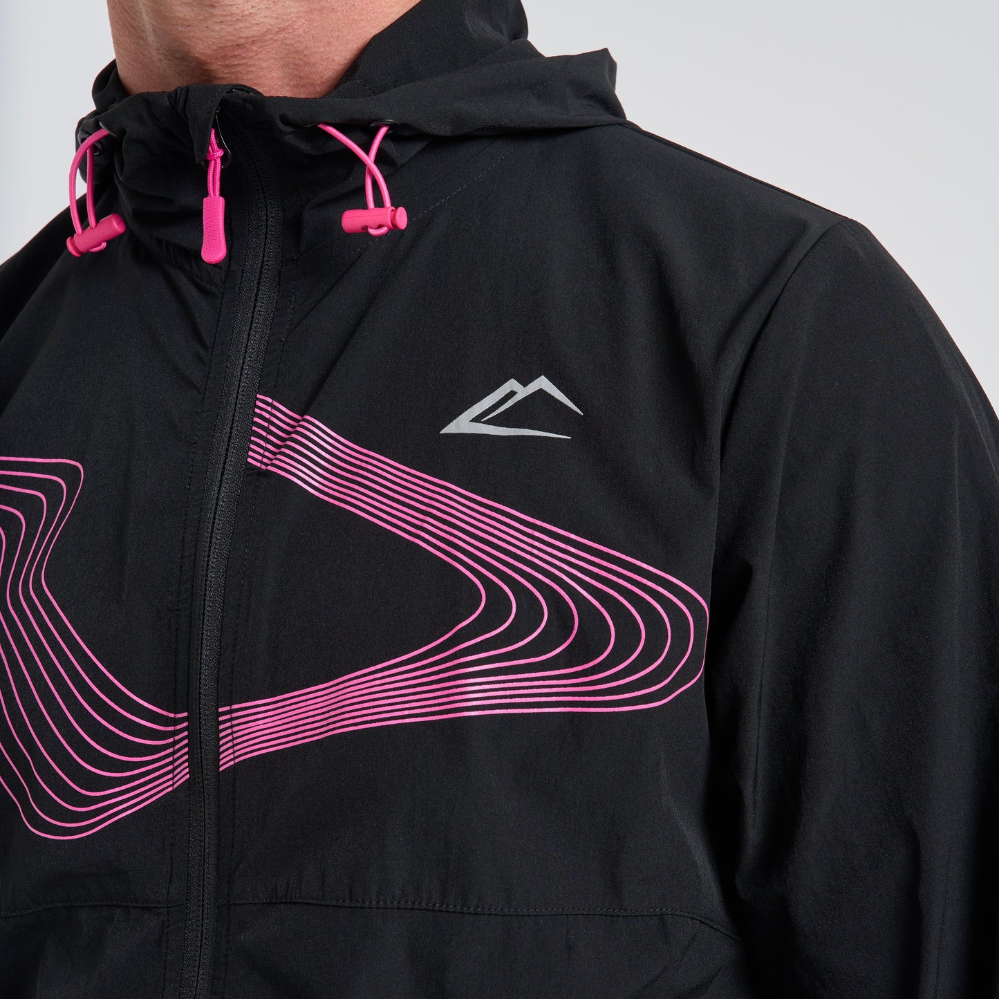 ActiveLine Wave - Jacket & Shorts Set - Black / Pink